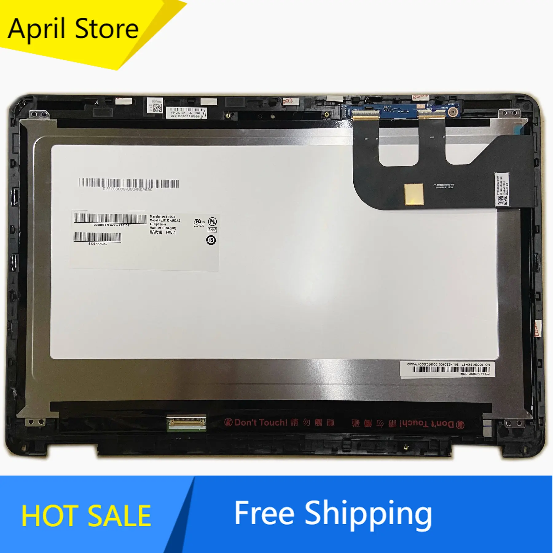

B133HAN02.7 LCD SCREEN Touch Screen Digitizer Assembly For Asus Zenbook UX360C UX360CA with Frame FP-ST133SI000AKM-01X