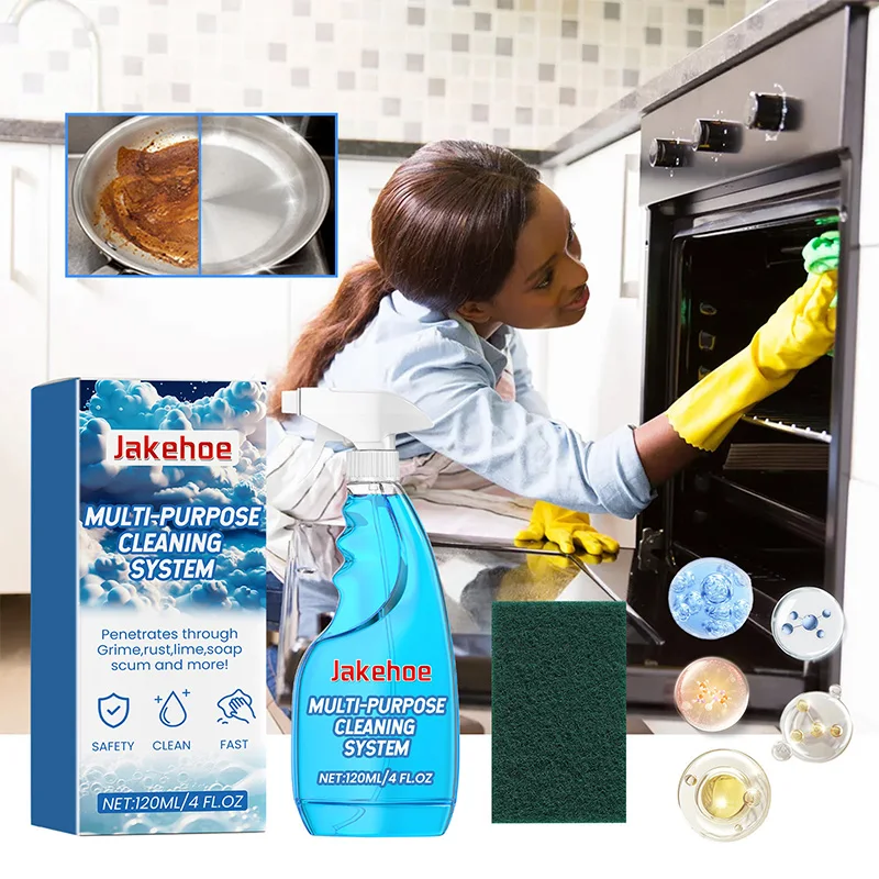 Kitchen Cleaning Foam All-round Kitchen Stove Utensils Cleaner Splash Proof Foam Spray Bottle Cleaning Stove Oil Tools