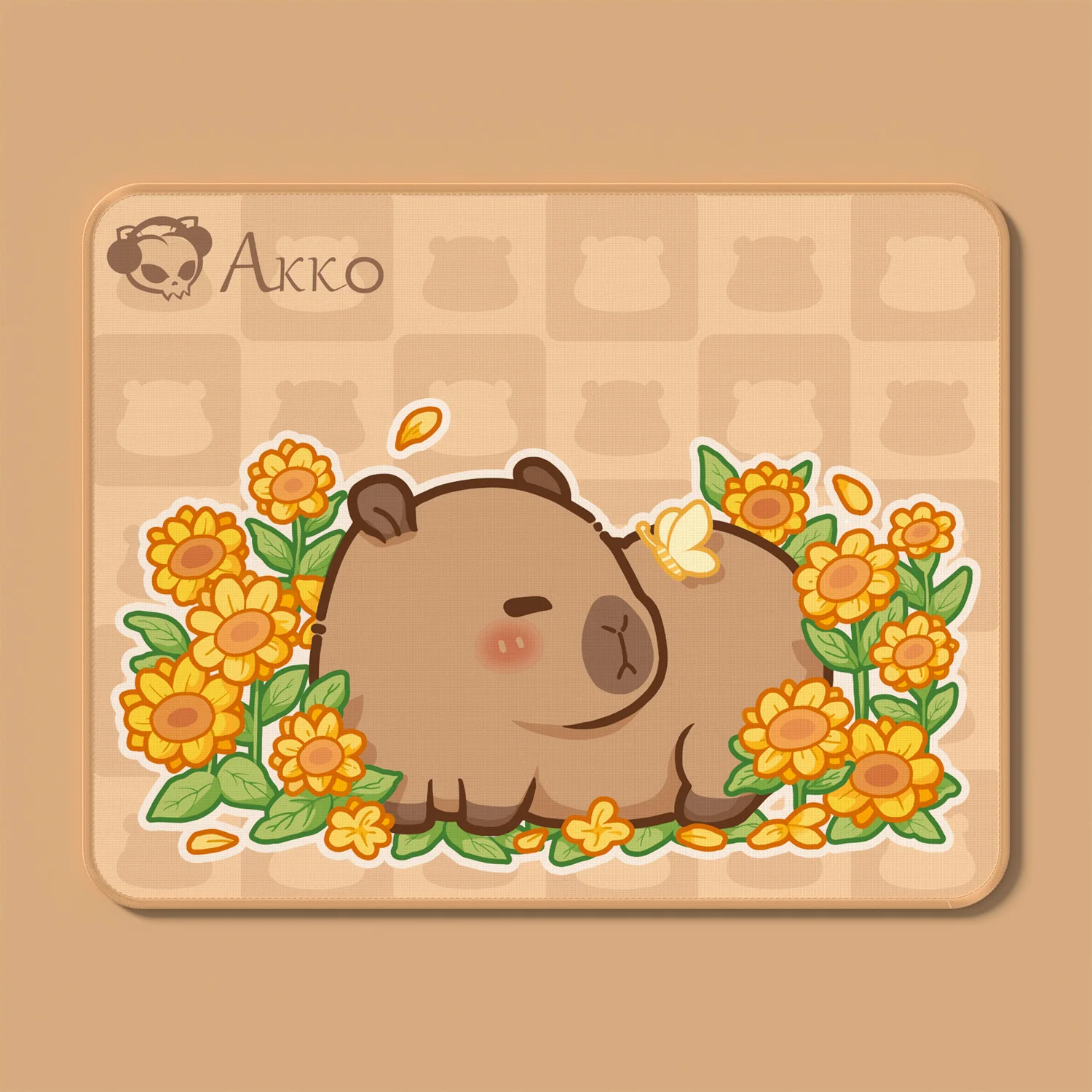 Mouse Pad Gaming Mousepad Akko Cute Cat / Capybara Theme Mouse Pad 36X28cm Cartoon ESports Game Keyboard Mice Pad Kawaii Anti-slip Locking Edge Desk