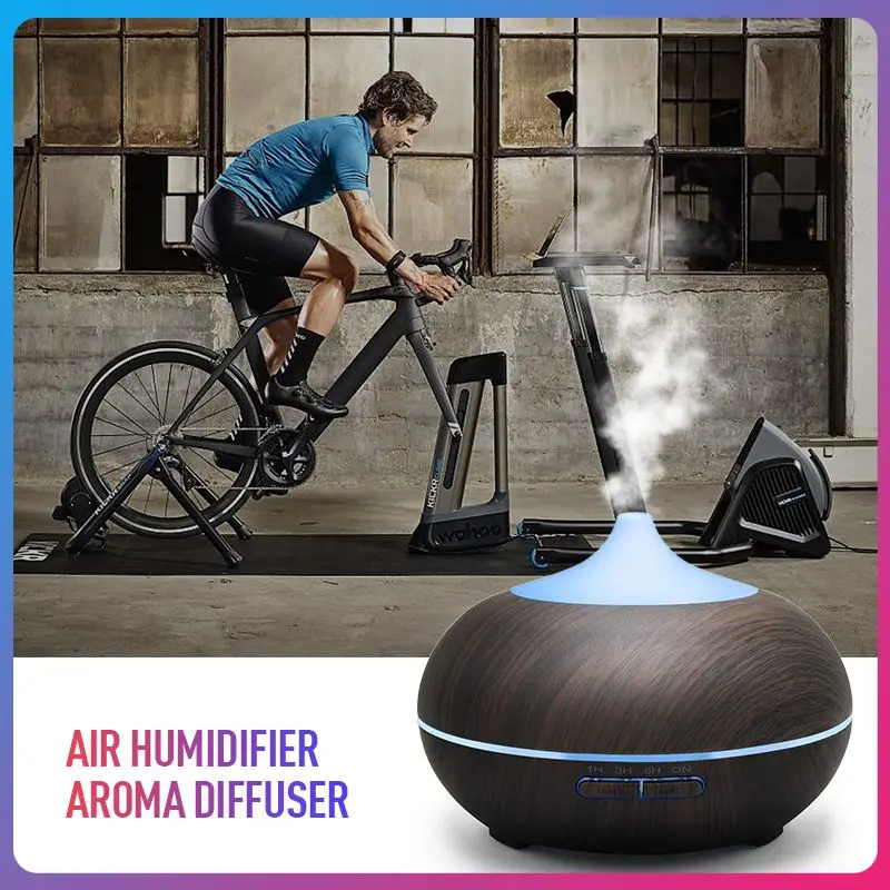 

Electric Air Humidifier Diffuser Essential Oils Mist Sprayer Ultrasonic Remote Control Mist Maker with Color LED Lantem