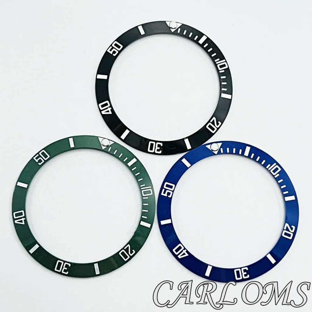 Premium Black Rose Gold Multicolor Ceramic GMT Bezel Insert