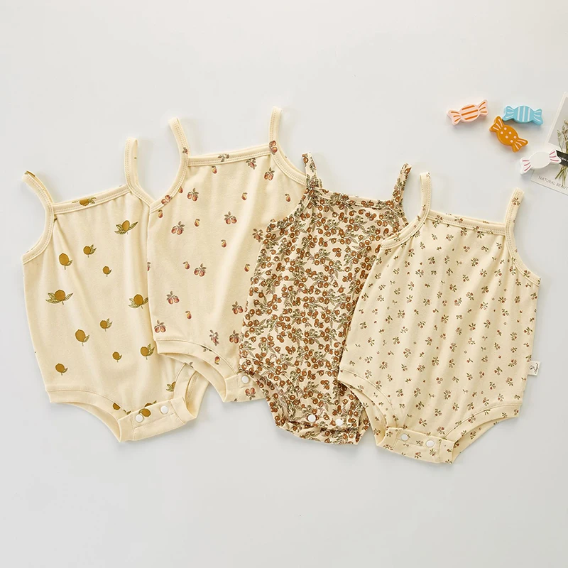 2022 Summer Baby Romper Cotton Printed Boy Girl Clothes Newborn Jumpsuit 0-24M Fashion Clothing |