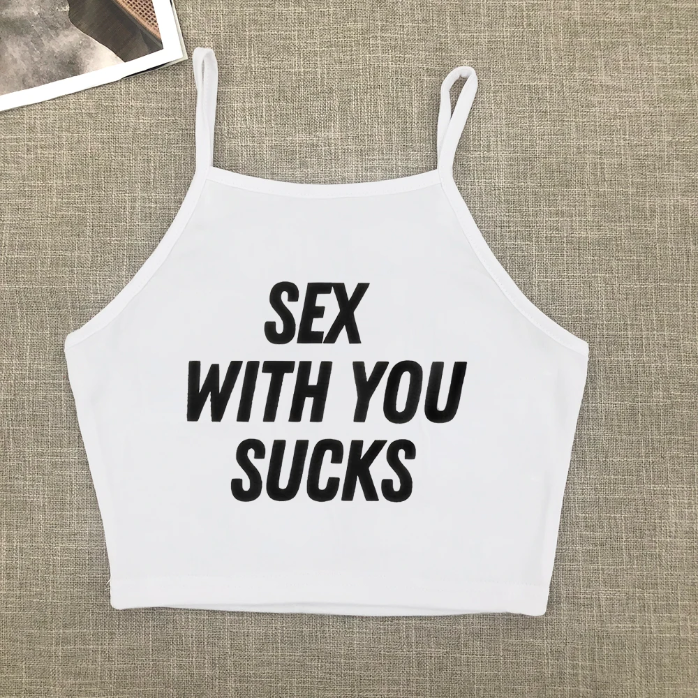 Y2K Europe and America casual T-shirt Spice Girl pattern print ladies summer crop slim street
