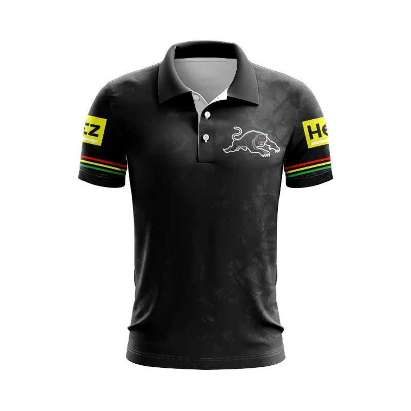 thumbnail image 1 of CAMISETA DE RUGBY ALTERNATIVA PARA HOMBRE POLO PENRITH PANTHERS 2024 (Nombre y número personalizados), 1 of 4