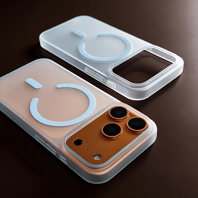 Sleek Matte Magnetic Wireless Charging Phone Case with Magsafe Compatibility