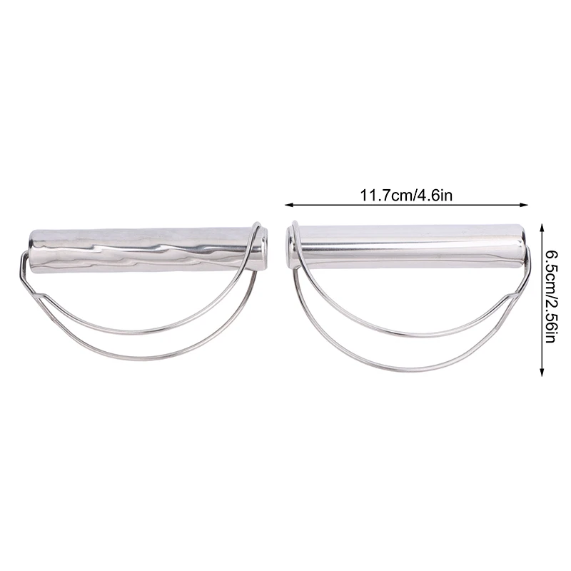 1PC Stainl Steel Vegetable Carrier Convenient Handheld Plastic Bag Holder Easy To Use Home Storage Utili Item Office Furniture