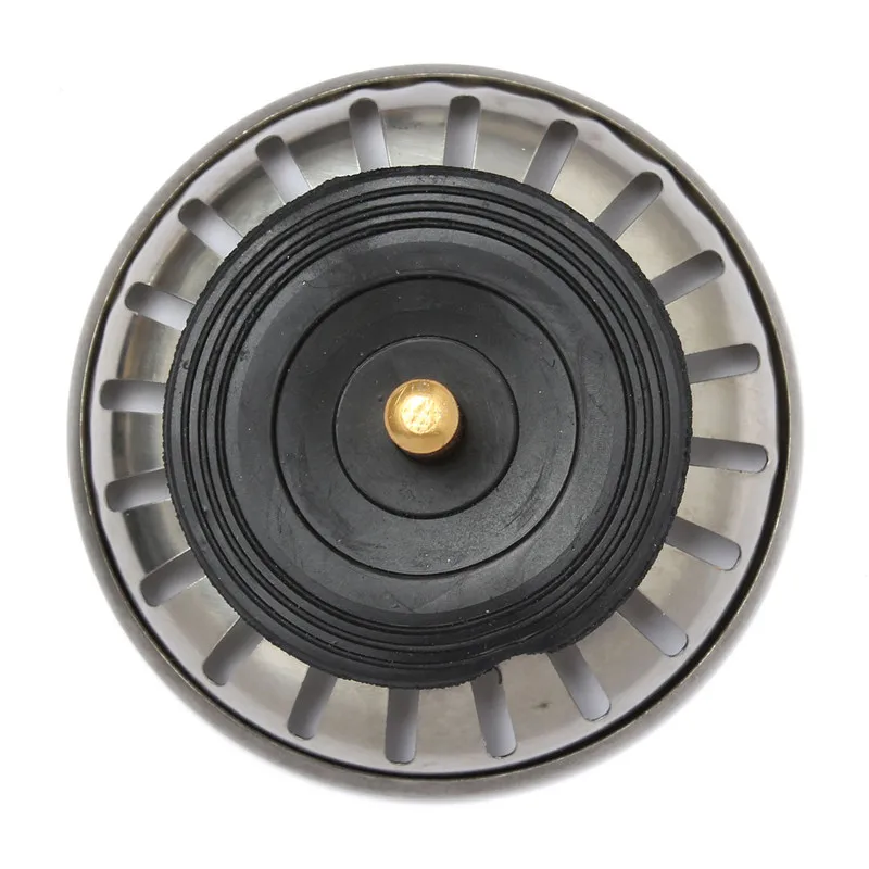 Description Picture 5 of item1Pcs Stainless Steel Replacement Strainer 79mm Kitchen Water Basin Sink Drainer Strainer Leach Basket Waste Plug Stopper Filter