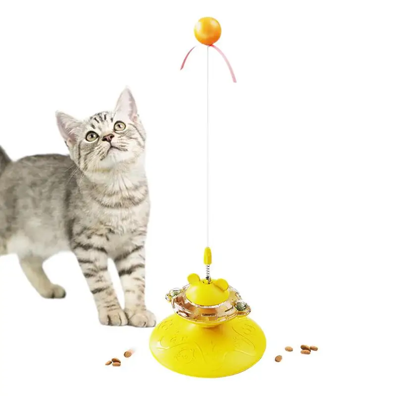 

Игрушка-ветряная мельница для кошек, игрушка-ветряная мельница с забавной кошачьей палочкой, медленная подача, диспенсер для кошек и маленьких собак, забавная игрушка для домашних животных, забавный щенок