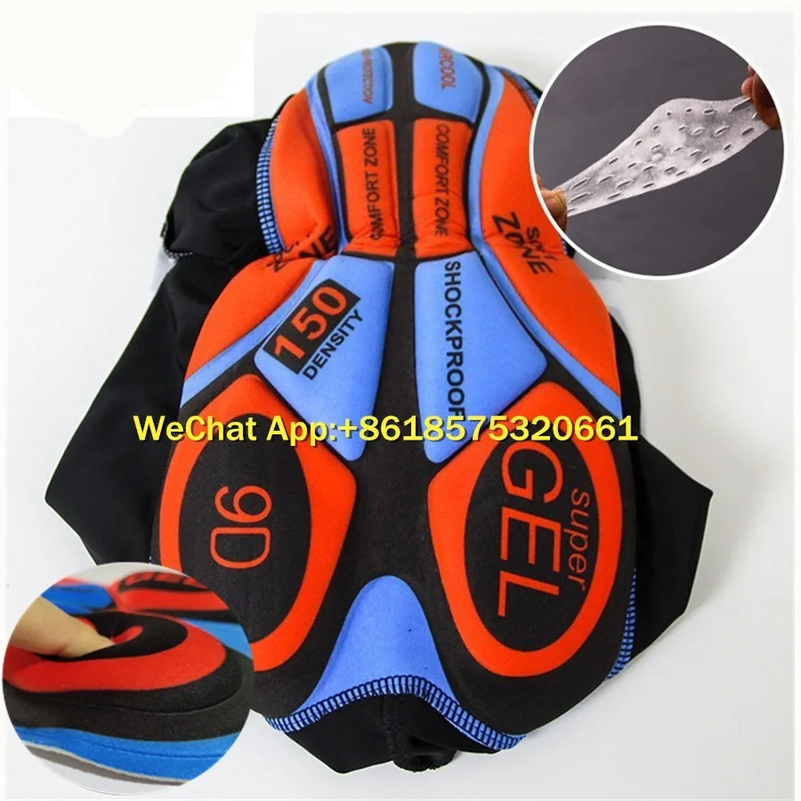 Description Picture 4 of itemLove The Pain Men Cycling Shorts Bicycle Shorts Gel Pad Road Mtb Knickers Bike Wear Hombre Lycra Bib Pants Ropa Ciclismo Shorts