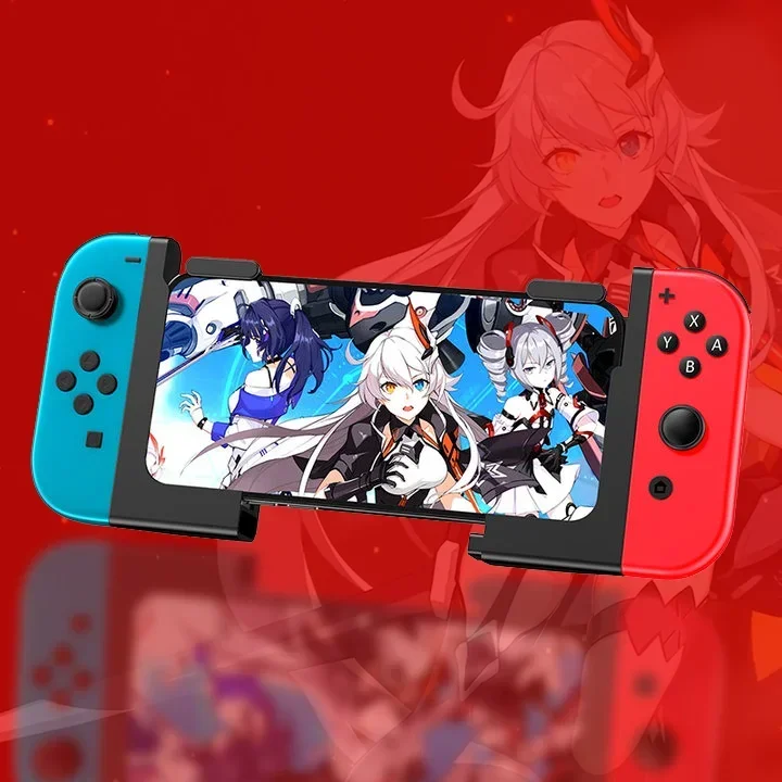 

Mobile Game Controller with An Expandable Gamepad Clamp Holder for Joycon Phone Gamepad Play PC Steam Link Cloud Gaming
