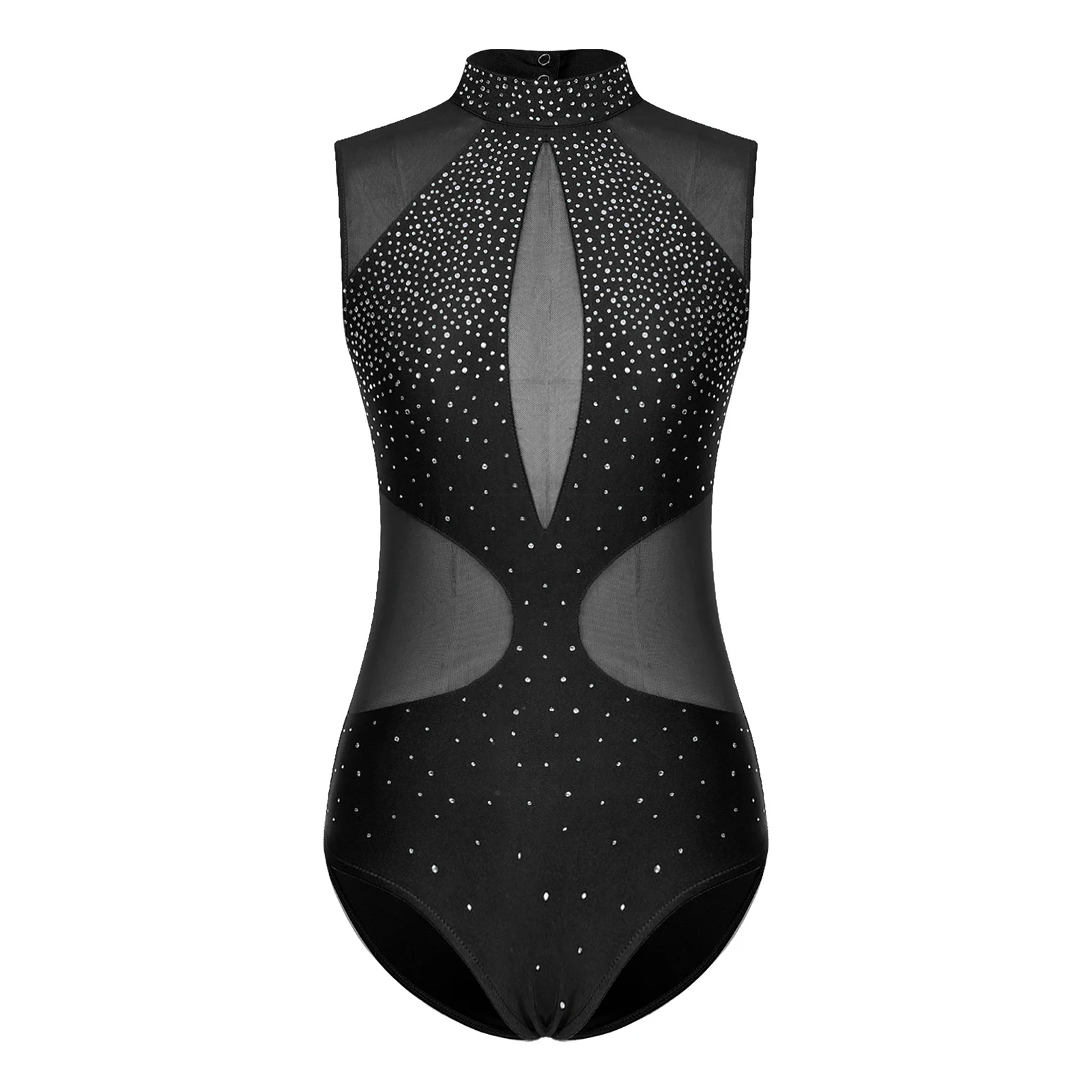 Maillots De Danza Leotardo De Patinaje Artístico Con Manga Larga Y