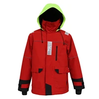LKVER Pier 3.0 Coastal Sailing Jacket for Men - Waterproof, Windproof, and Breathable, with Packable Neon Yellow Hood