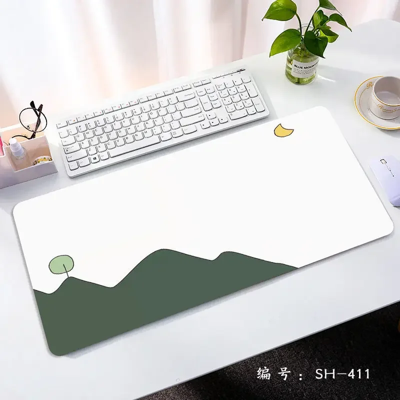 PC 마우스 패드용 대형 마우스 패드, 컴퓨터 게이머 키보드, 노트북 마우스 매트, 데스크 패드