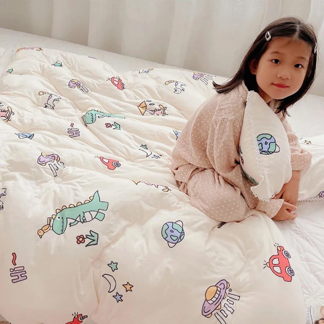 아동용 경량 퀼트 이불: 부드러운 잠을 위한 따뜻하고 통기성 있는 편안함