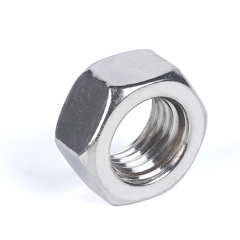 Anglo-American Standard Nuts 1/8 5/32 3/16 1/2 1/4 5/16 7/16 3/8 5/8 3/4 4# 6# 8# 10# 12# 304 Stainless Steel Hex Hexagon Nuts