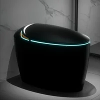 Smart Toilet with Adjusted Heated Seat，Auto Open Auto Flush，Warm Water and Dryer, Night Light, Side Buttons，Smart Toilet 1