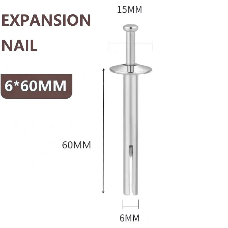 Description Picture 3 of item50pcs M6 Stainless Steel/ Galvanized Steel Nail Cement Screw Expansion Nail Bolt Screw Door Window Nail Fastener