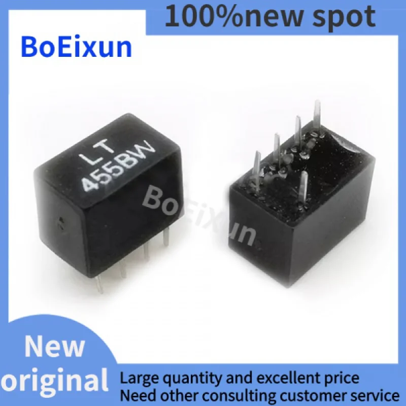 

10Pcs/lot 100%NEW Original LT455BW LT 455BW 455BW 455B 1+4 5Pin DIP-5 455KHz ceramic filter For communication