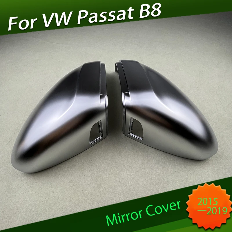 Mirror Cover Fit For Volkswagen Passat B8 Cc 2015 2016 2019 Rline Chrome Brushed Side Wing