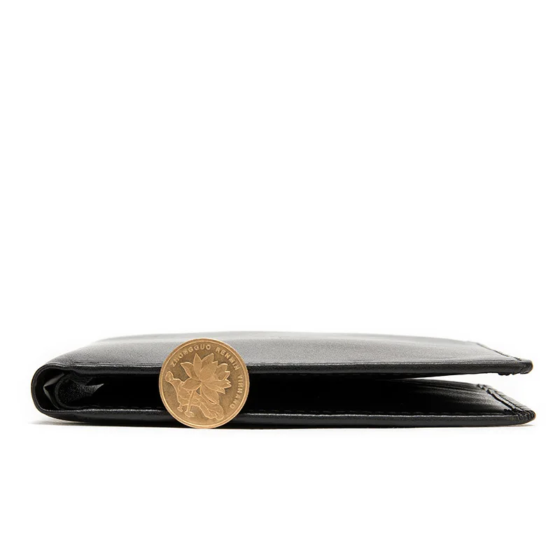 WESTAL Slim Men's Leather Wallets with Cash Compartments Short Wallet for Card Holders Purses Men Clucth  Wallet  9061 4
