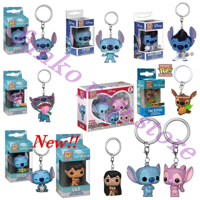 Funko Pop Schlüsselanhänger Schlüsselanhänger Disney Lilo & Stitch Stitch  sitzend 55619