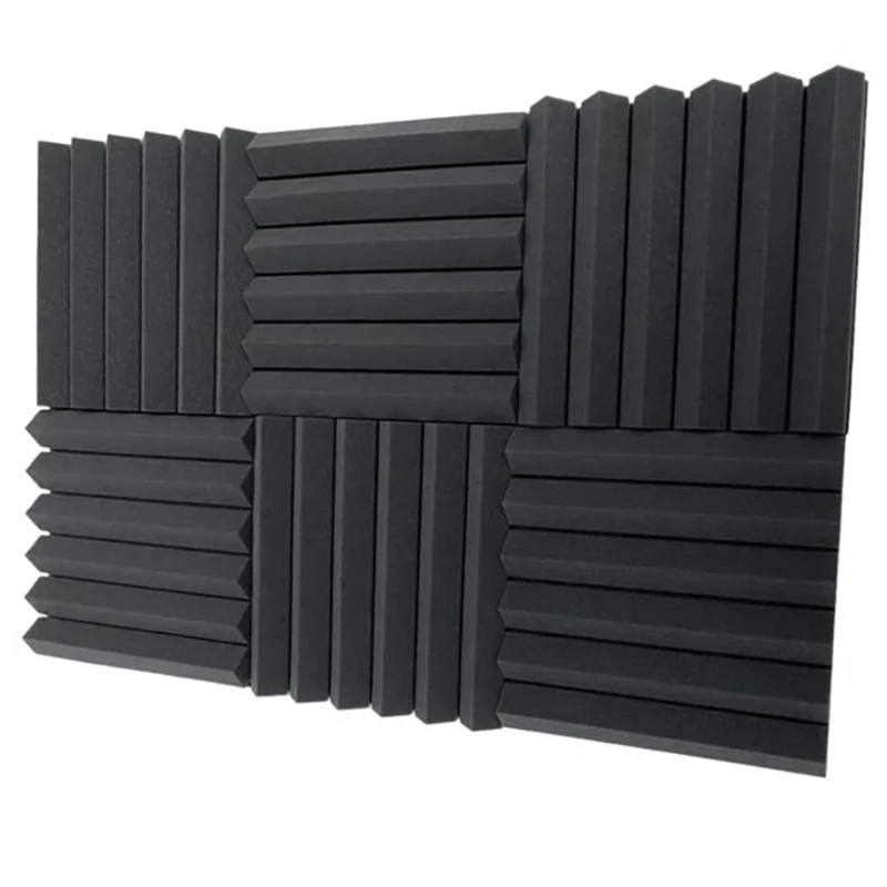 

6 шт., акустические панели из пены 30x30x5 см