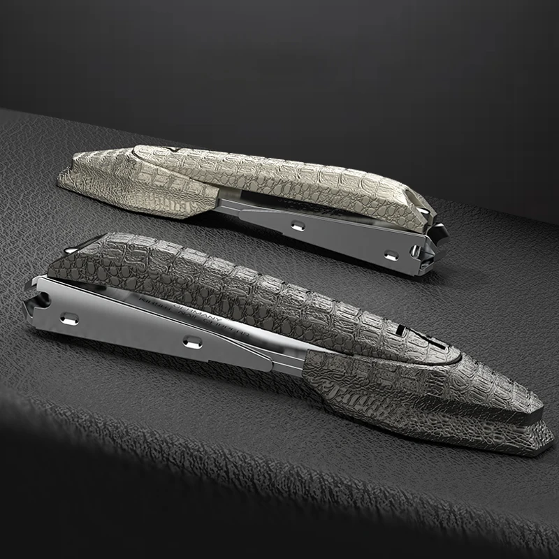 SEESOO Crocodile Bionic Nail Clippers Single Splash-Proof Nail Clippers Home Large Gift Box