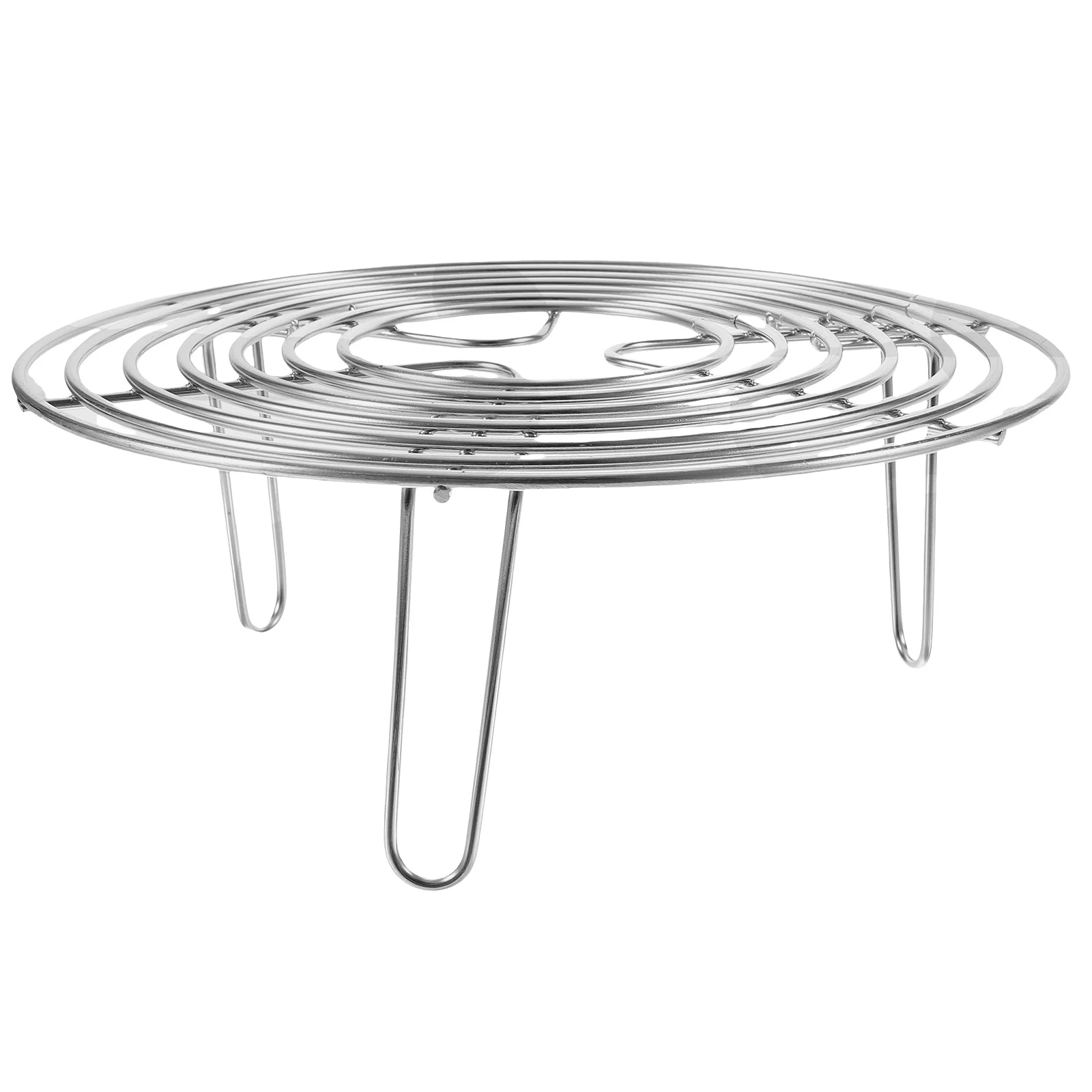 

Stainless Steel Steamer Rack rice cooker high-foot water barrier Multi-Purpose Round Cooling Rack for Steaming storage steamer