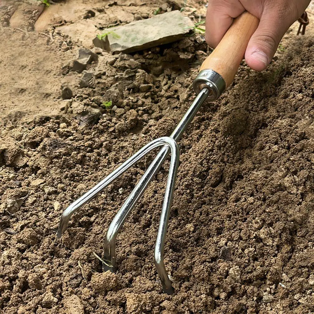 Garden Hand Tool Wide Shovel Hand Cultivator Rake Flowers Potted Household Plant Garden Tools for Digging Transplanting Weeding - 5
