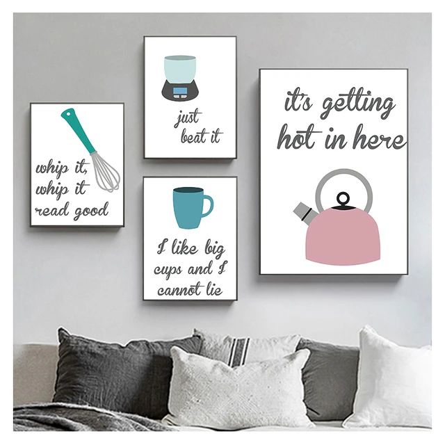 Funny Wall Decor Humor Welcome Sign Wall Art for Living Room Kitchen  Pictures