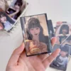 40PCS Holographic Card Sleeves - Eco-Friendly Toploaders - Sakura, Butterfly, Star & Snowflake Designs for KPOP Photocards 3