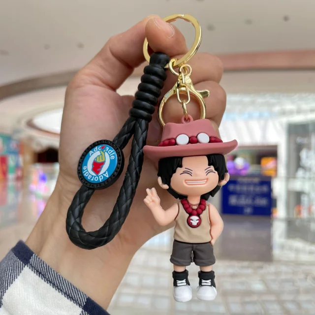new One Piece Keychains Anime Monkey D. Luffy Tony Chopper Roronoa Zoro  Cartoon Character Keyrings Bulk Keyring Doll Bag Pendent - AliExpress