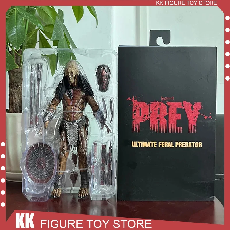 

Neca 51725 Anime Figure Neca Prey Ultimate Feral Predator Action Figure Decoration Model Predator 7-inch Christmas Gifts Toy