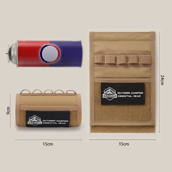 Camping Gas Tank Protective Cover Air Bottle Fuel Canister Gas Can Cylinder Anti-fall Protective Cover Picnic Camping Equipment 6