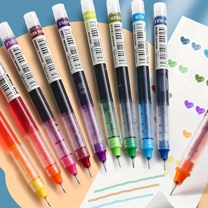 Plastic Quick Drying Rollerball Gel Pens for Office School