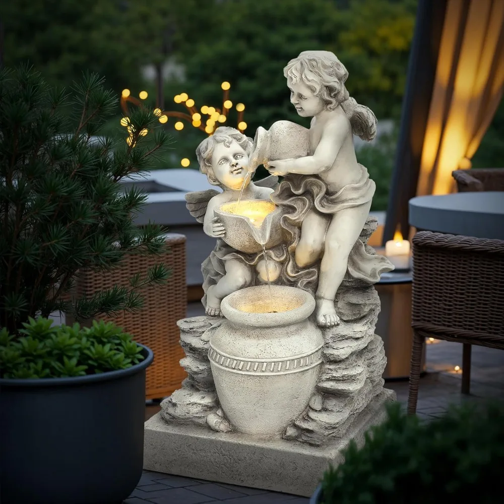 30 Inch Outdoor Water Fountain 3