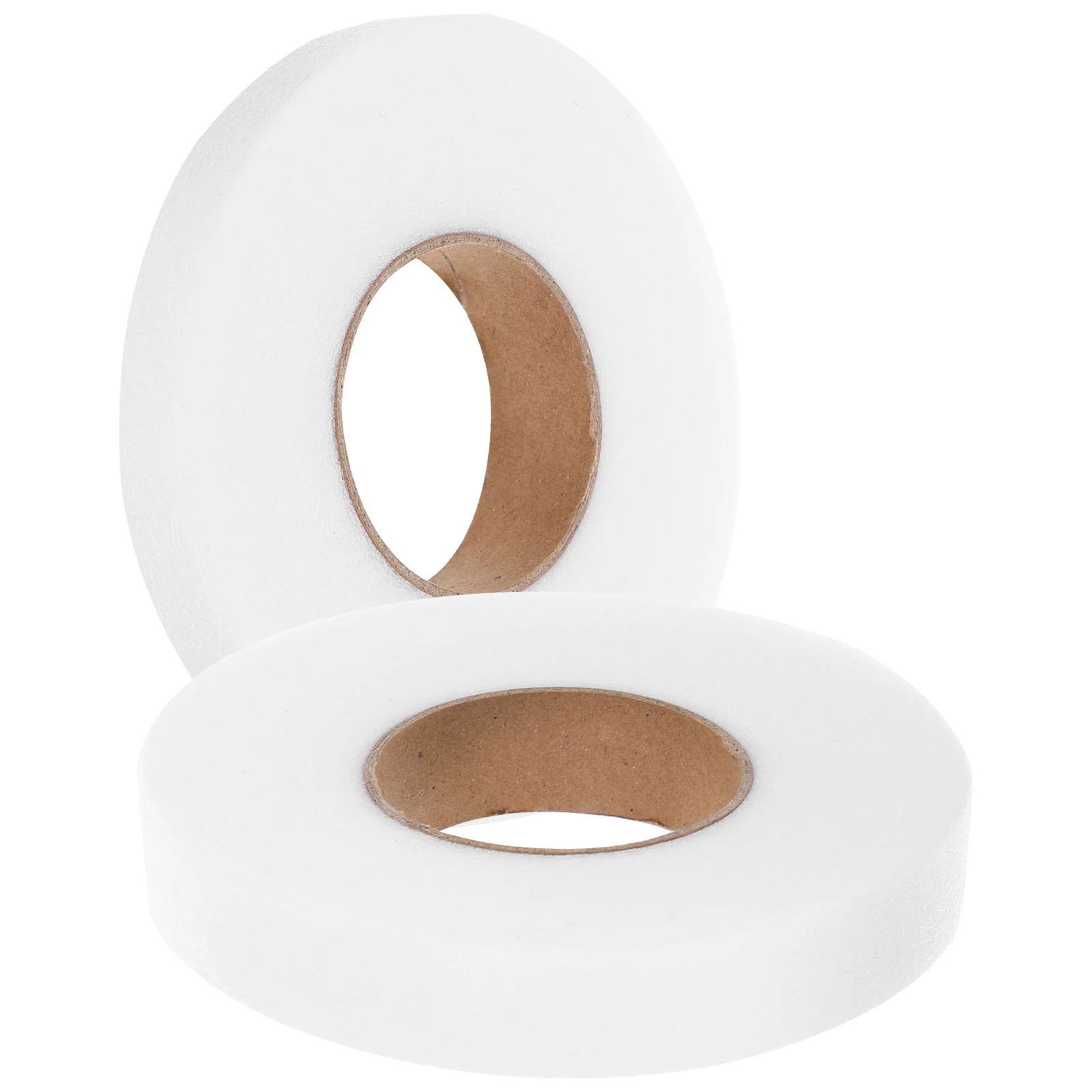 

2 Rolls Double Sided Tape for Cloth Seam Fabric Carpet Two Clothing Cotton Hemming Curtains Sewing Supply