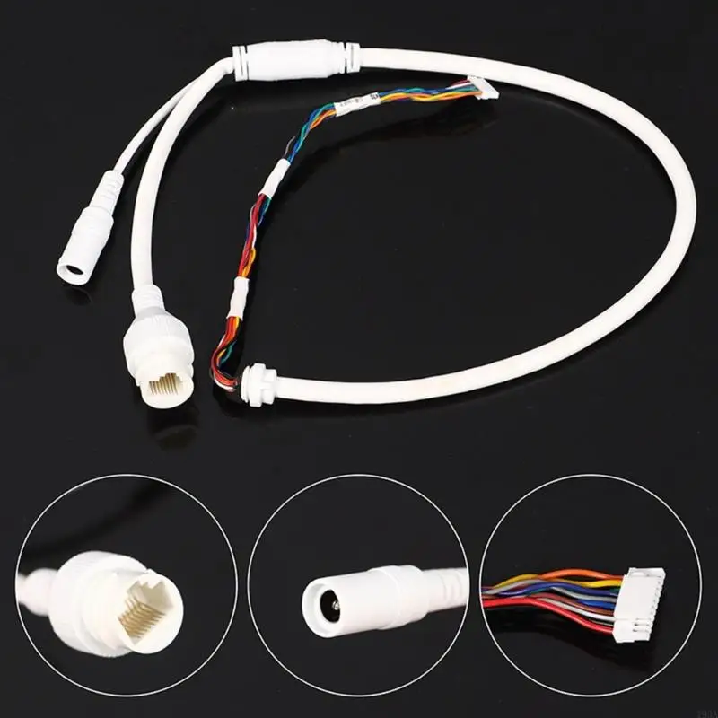 193A 이더넷 랜 케이블 PoE RJ45 네트워킹 케이블 10 핀 고속 데이터 전송 전력