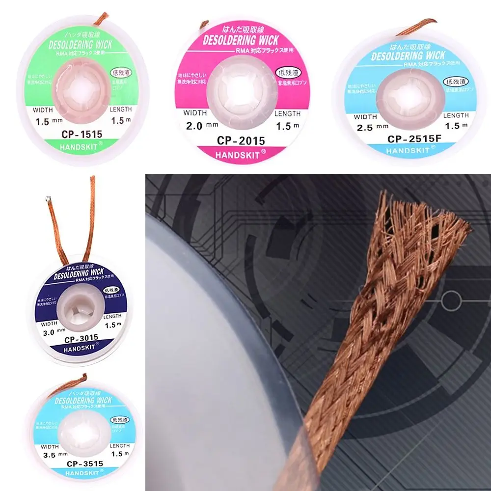 

Professional Tool Welding Cleaning Desoldering Braid Tape Copper Solde Wire Soldering Wick Tin Solder Removal