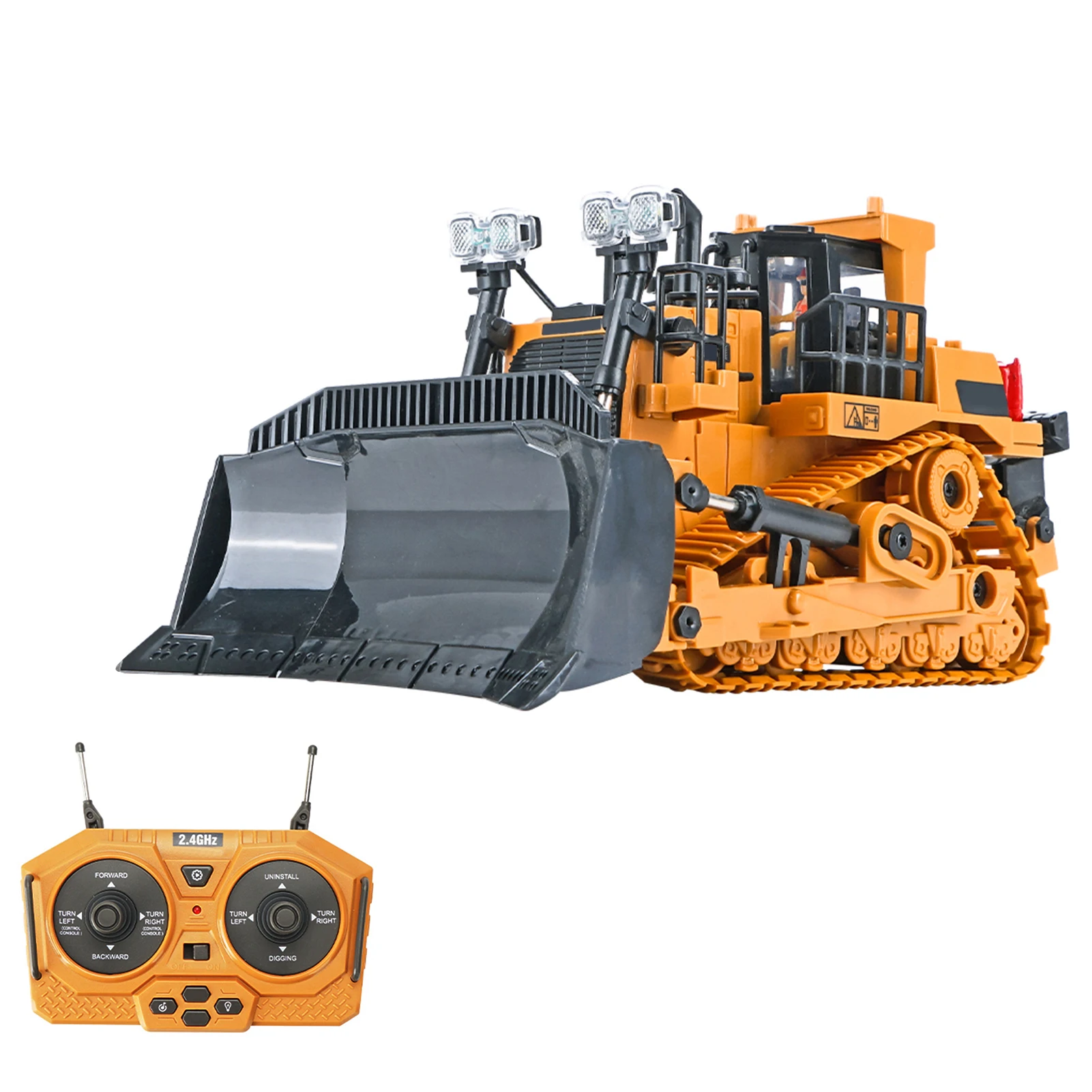RC Excavator 1/20 2.4GHz 11CH RC Construction Truck Engineering Vehicles Educational Toys for Kids with Light Music 6