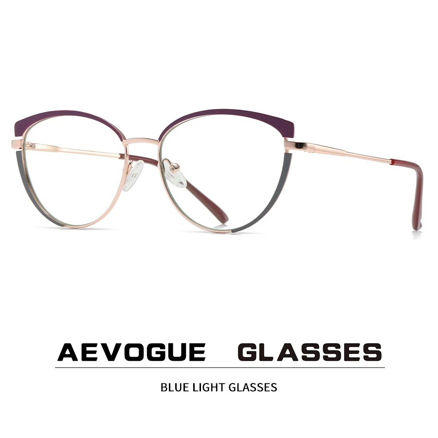 

AEVOGUE Glasses Spectacle Eyewear Frame Accessories Women Accessories Light Women Fashion Cat Eye Glasses Eyeglasses RZ1359