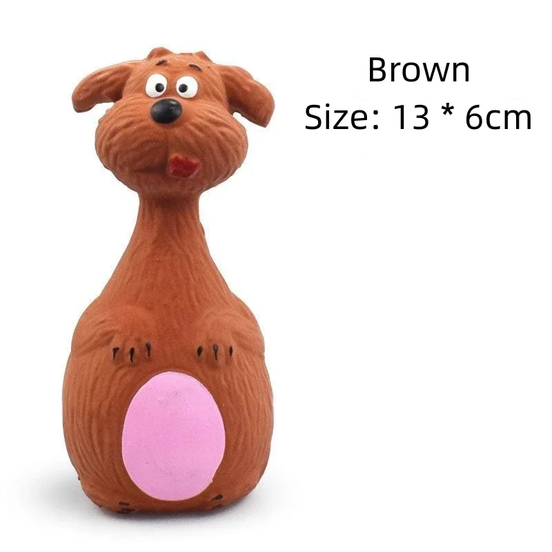 Latex Dog Toys Sound Squeaky Elephant/Cow Animal Chew Pet Rubber Vocal Toys For Small Large Dogs Bite Resistant Interactive Toy 4