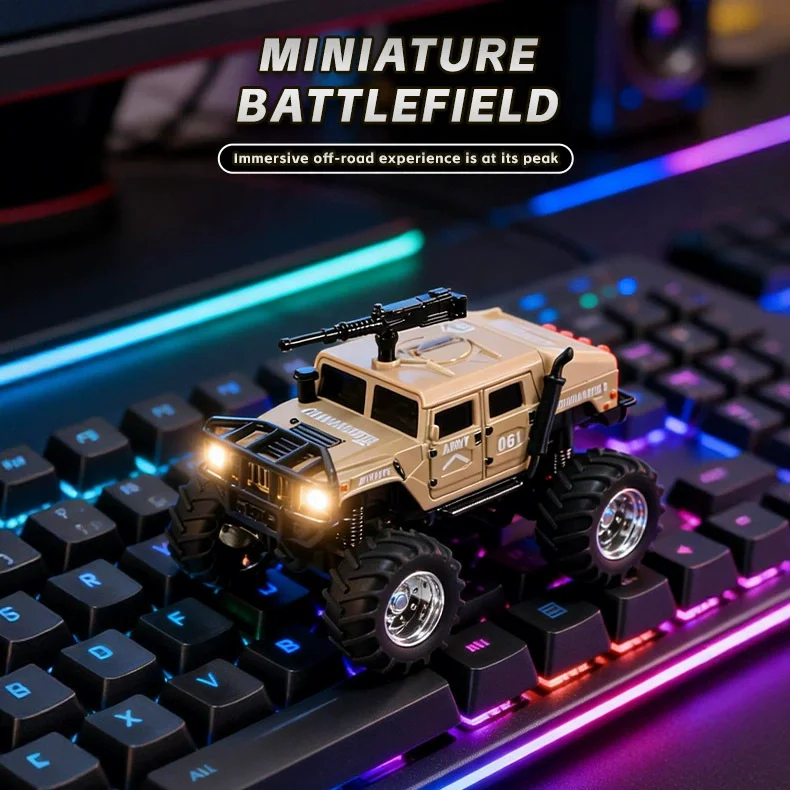 Robot Tank RC 2.4GHz avec batterie lithium - 30 min d'autonomie
