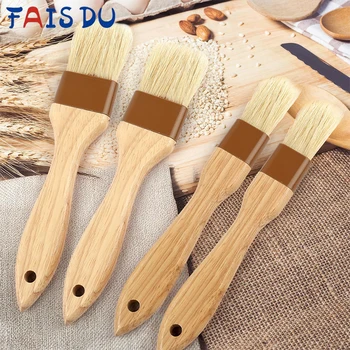1/2PCS Oil Brush Cake Bread Brushes Fine Bristle Brush Baking Barbecue Pastry Tools Kitchen Cooking Tool BBQ Accessories Brush