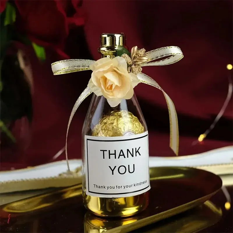 Golden Ribbon-champagne flowers