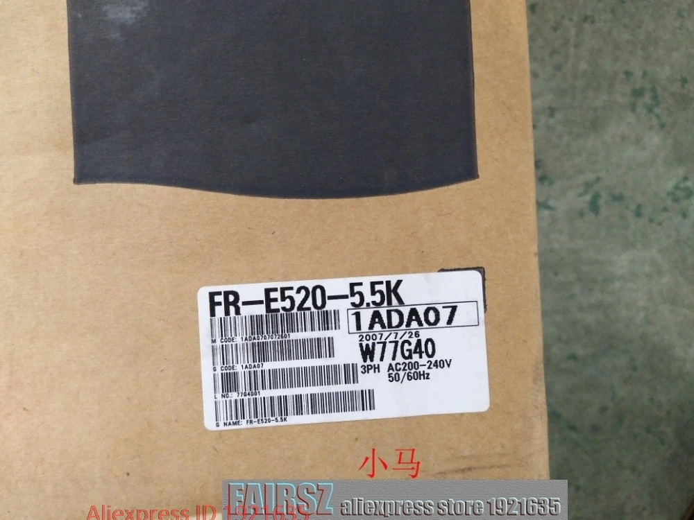Original JAPAN Inverter E500 5.5KW 220V FR-E520-5.5K.