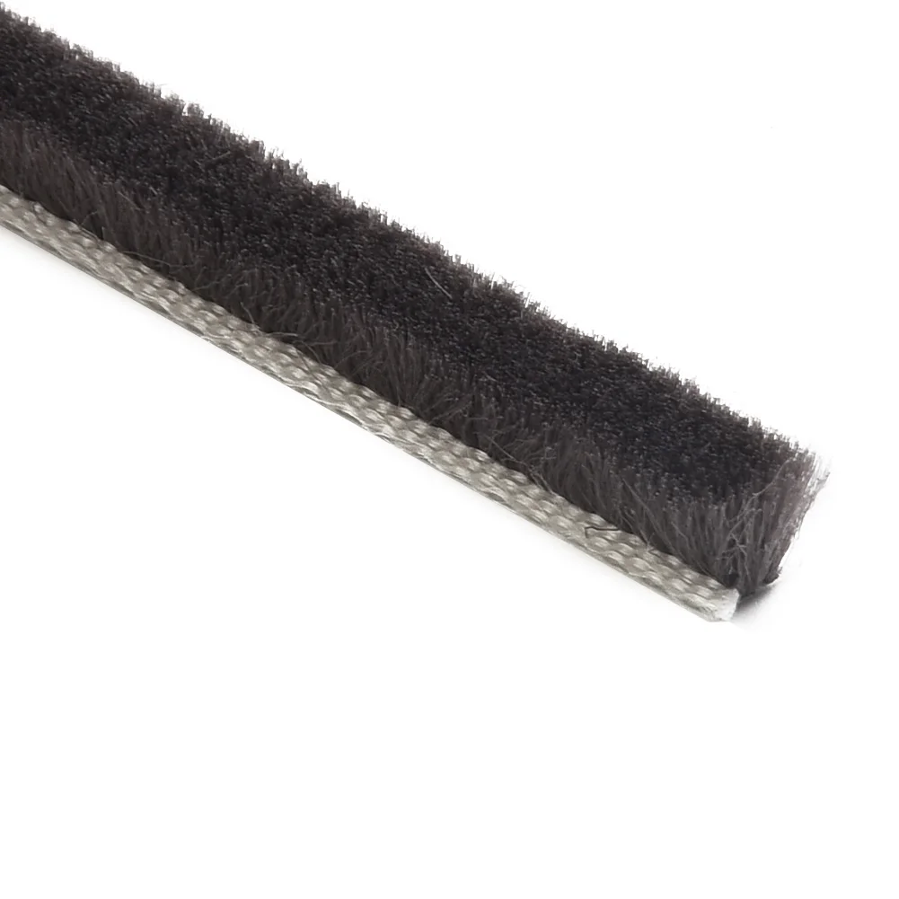 10m Weatherproof Brush Seal Strip - Sound Insulation & Dust-Proof Home Accessory