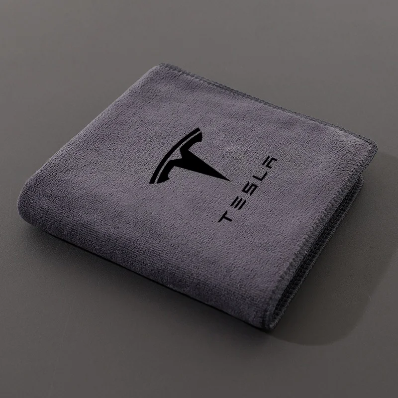 High Quality Microfiber Car Wash Towel Drying Cloth Cleaning Towel for Tesla Model 3 Model Y Model S X SpaceX Cybertruck Juguete 5