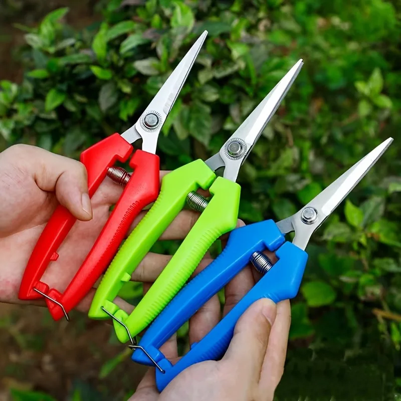Modern Ambidextrous Stainless Steel Pruning Shears 2