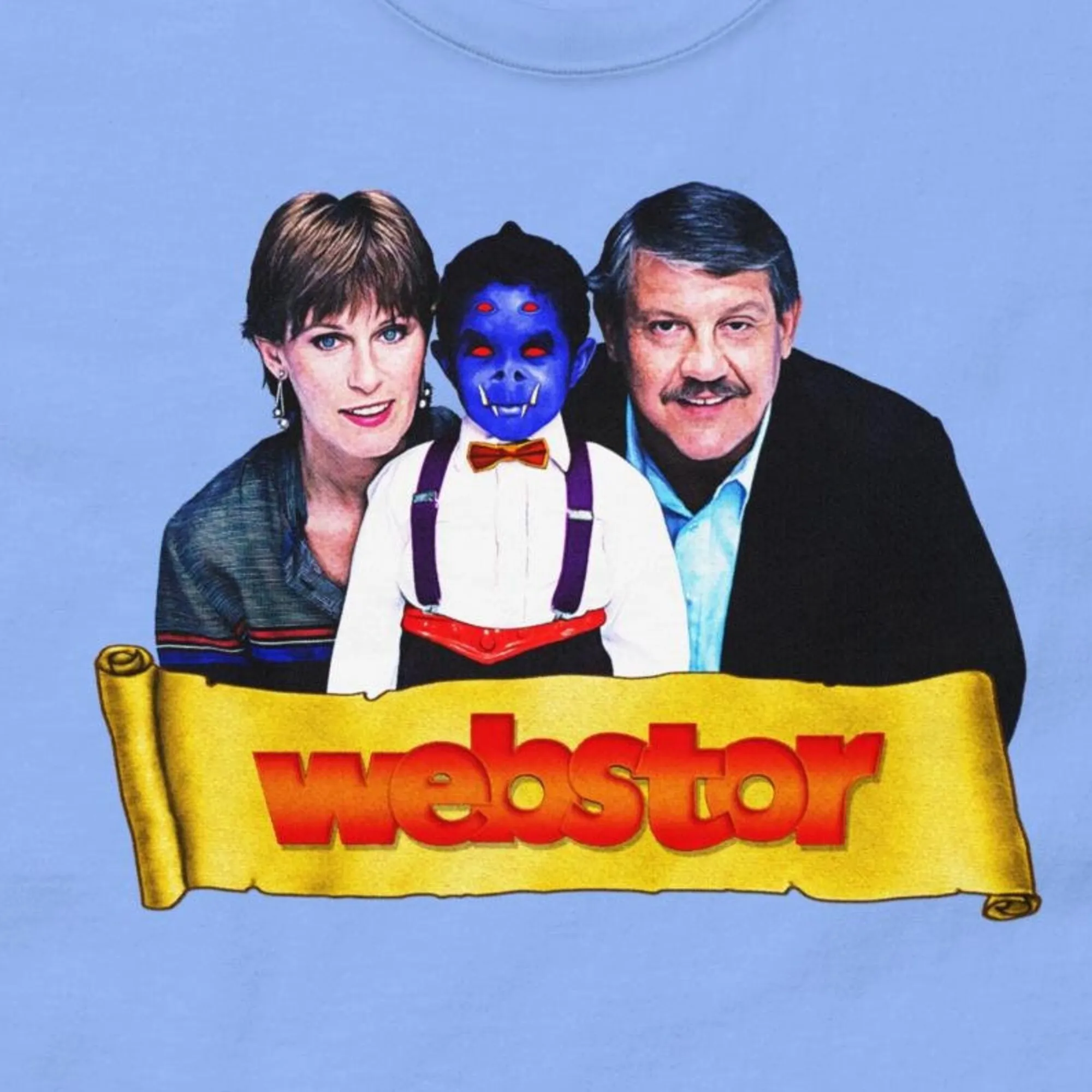 Webster Webstor Motu Anni '80 Sitcom Mash Up Classic T Shirt